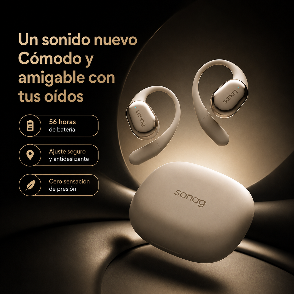 KORA Motion —
Auriculares Open-Ear Premium Bluetooth 6.0