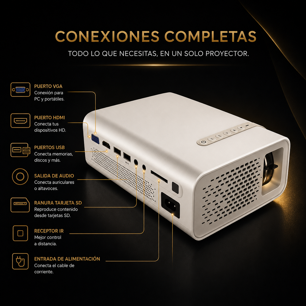 KORA Vision —
Proyector Full HD