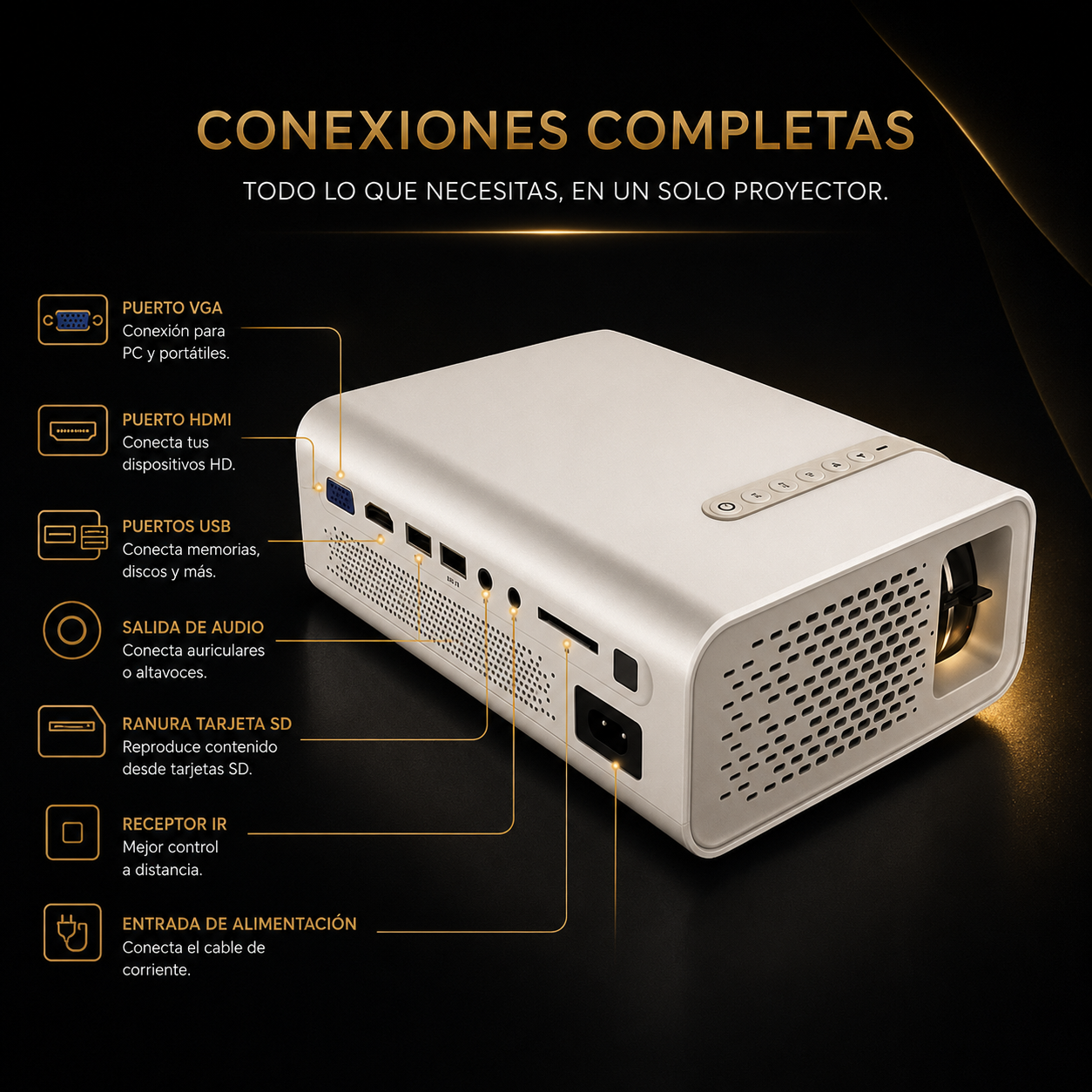 KORA Vision —
Proyector Full HD