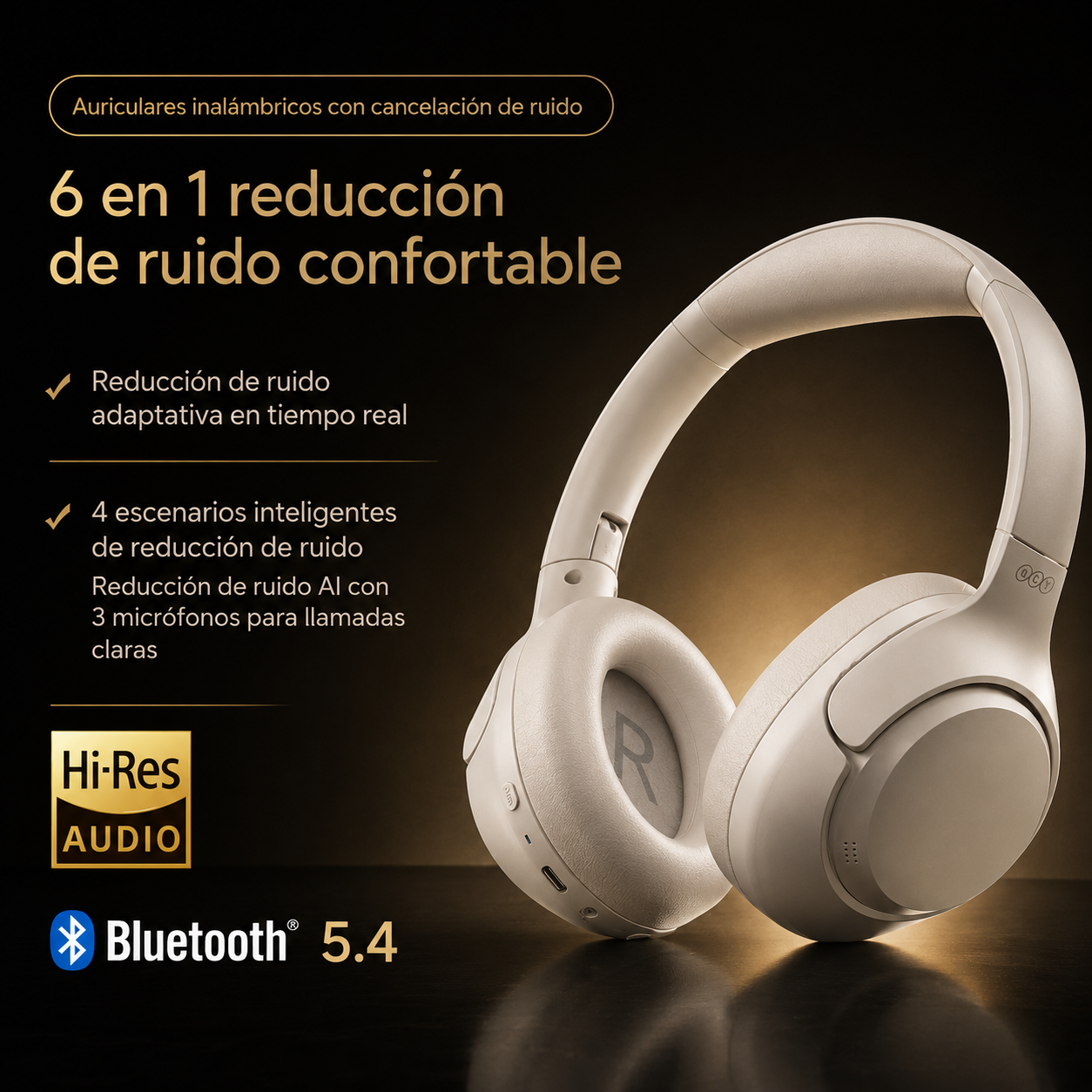 KORA Pods Nova —
Auriculares Cancelación activa de ruido ANC