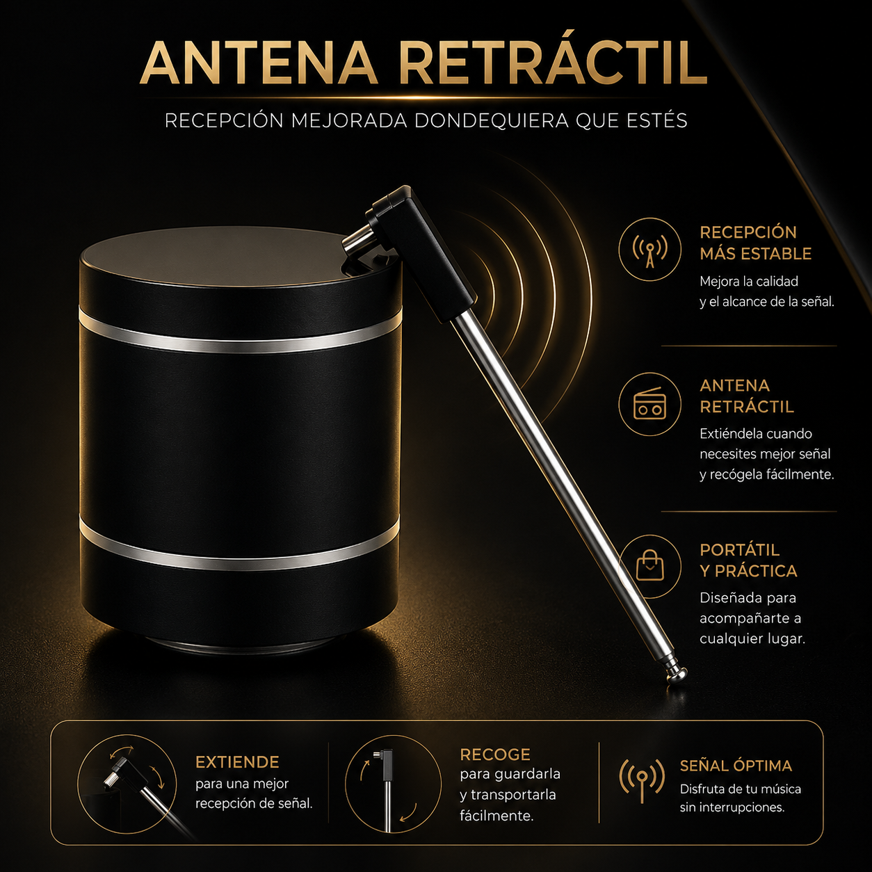 KORA Beat —
Altavoz Bluetooth Premium