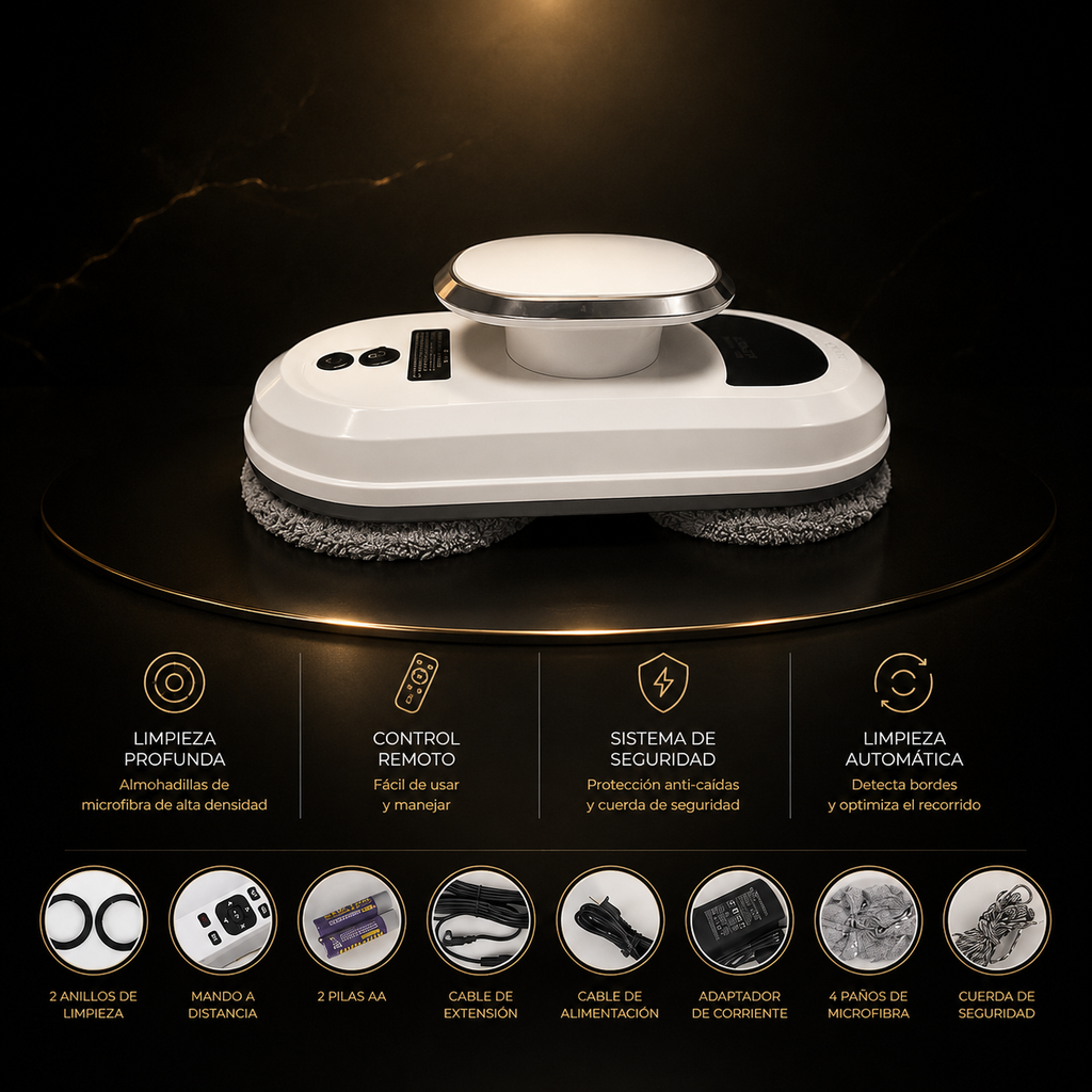 KORA Crystal — 
Robot Inteligente de Limpieza