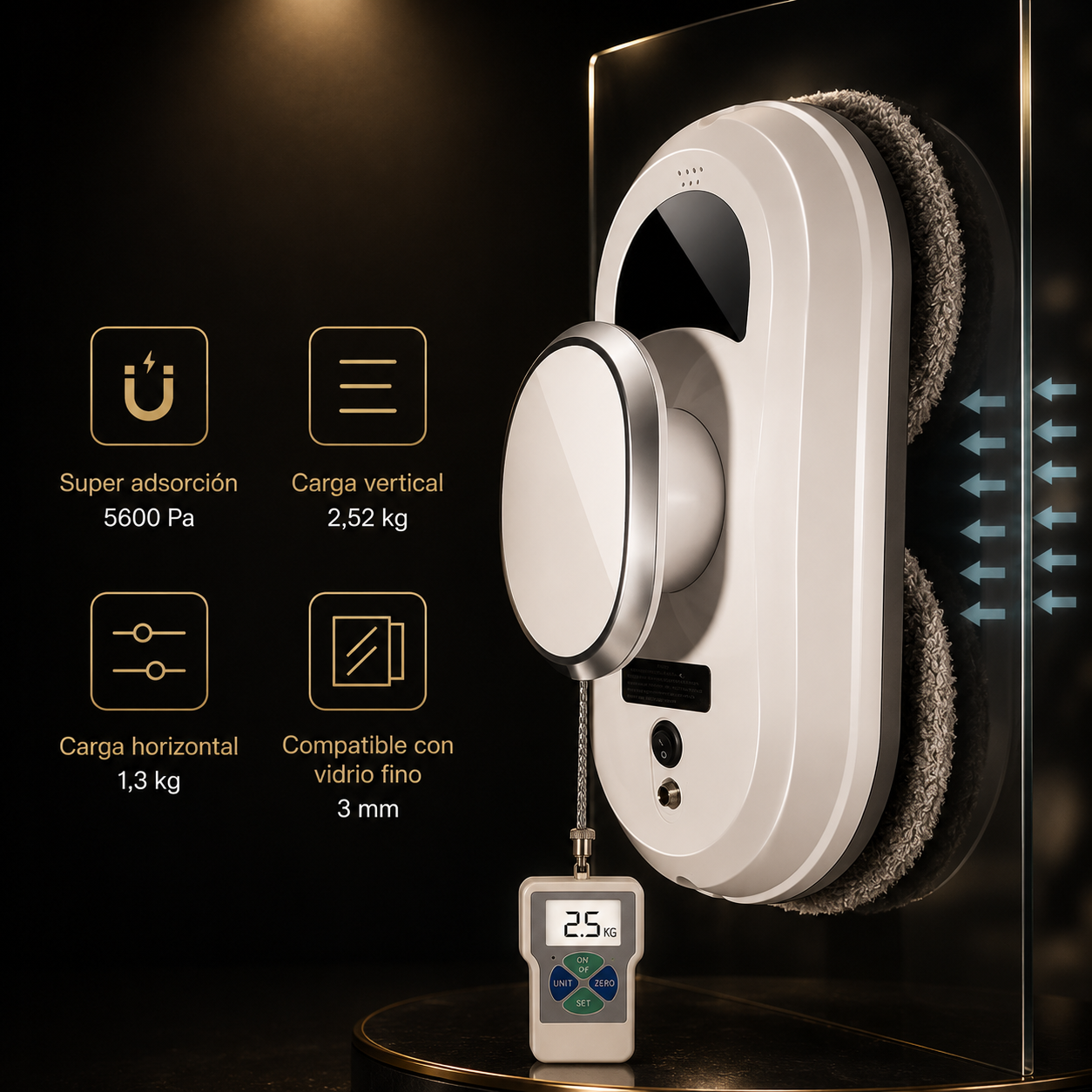 KORA Crystal — 
Robot Inteligente de Limpieza
