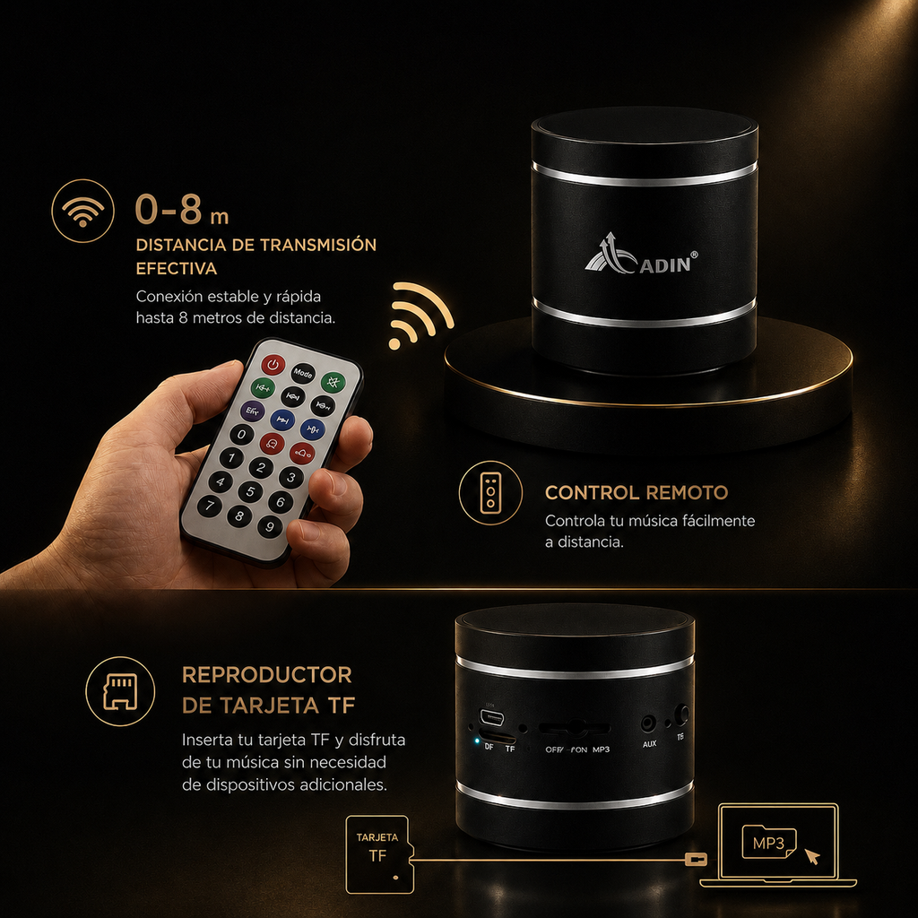 KORA Beat —
Altavoz Bluetooth Premium