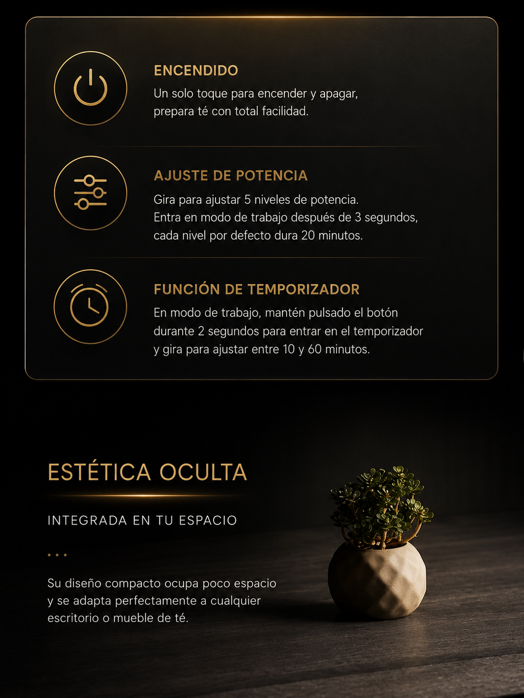 KORA Ember — 
Placa Cerámica Eléctrica Portátil