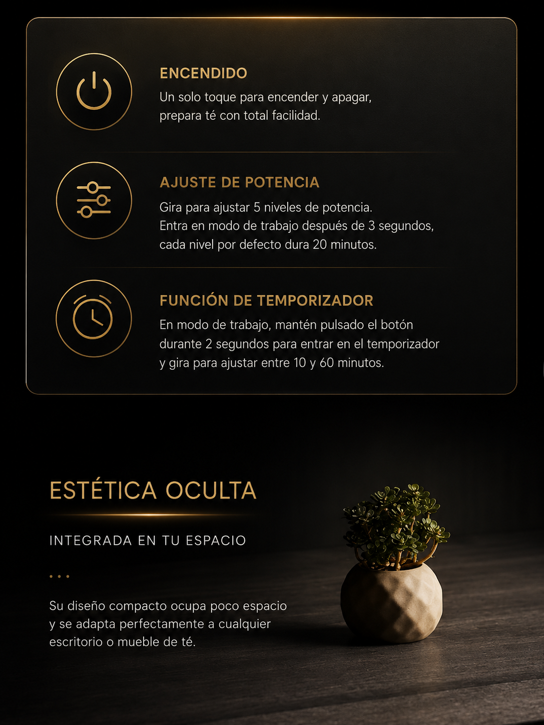 KORA Ember — 
Placa Cerámica Eléctrica Portátil