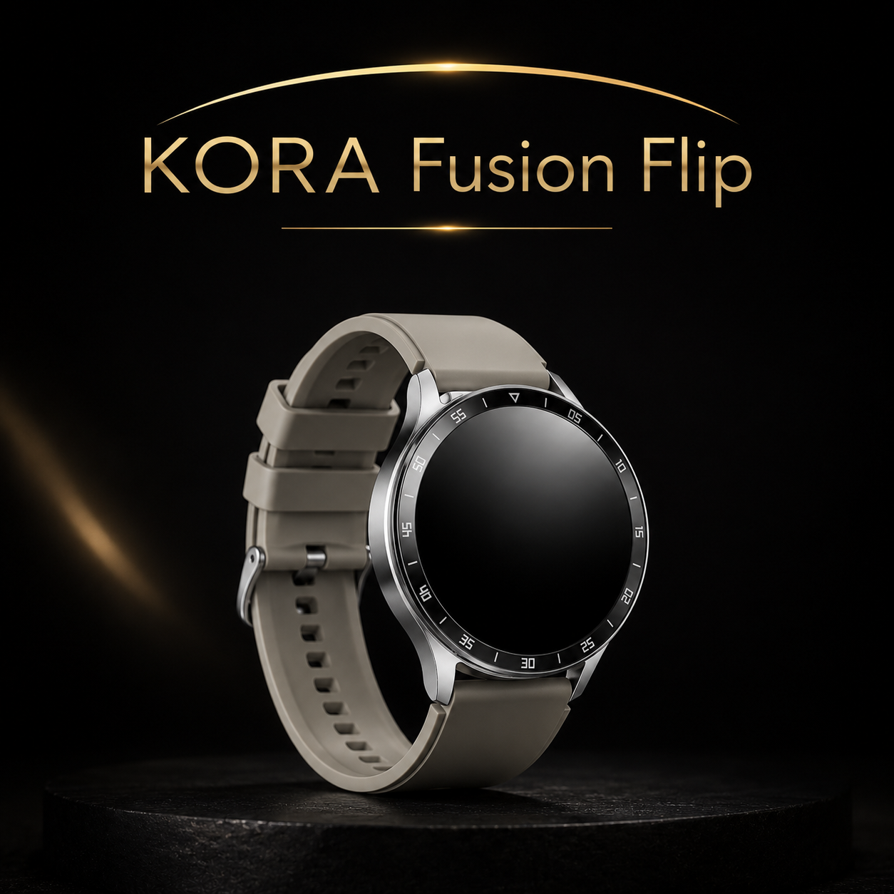 KORA Fusion Flip —
Smartwatch 2 en 1