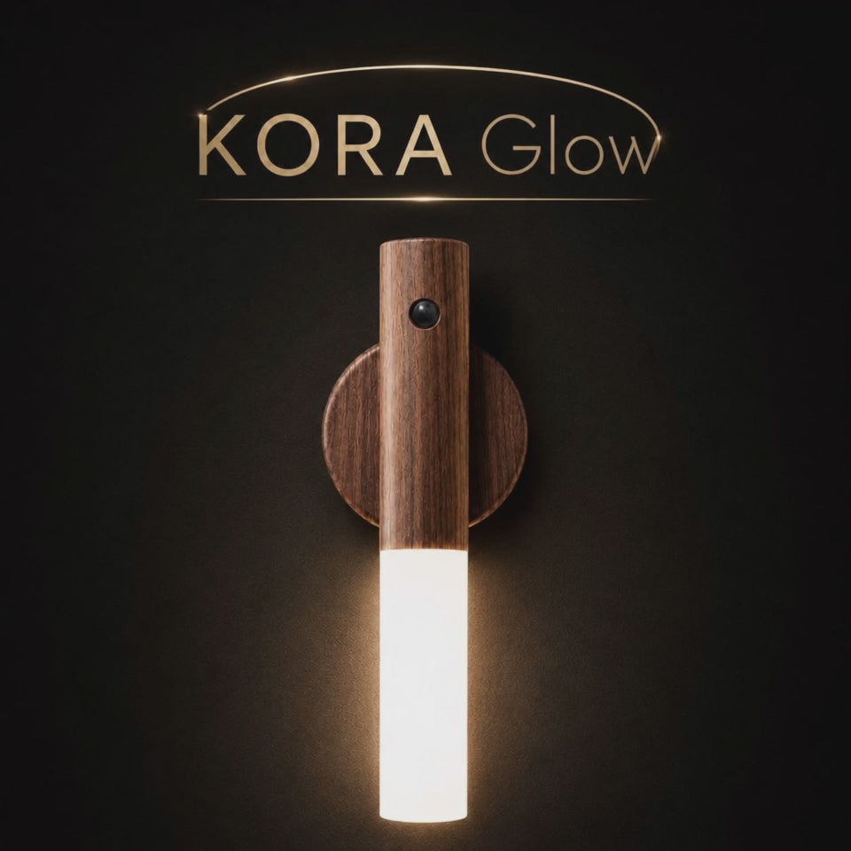KORA Glow —
Pack de 3 Lámparas LED