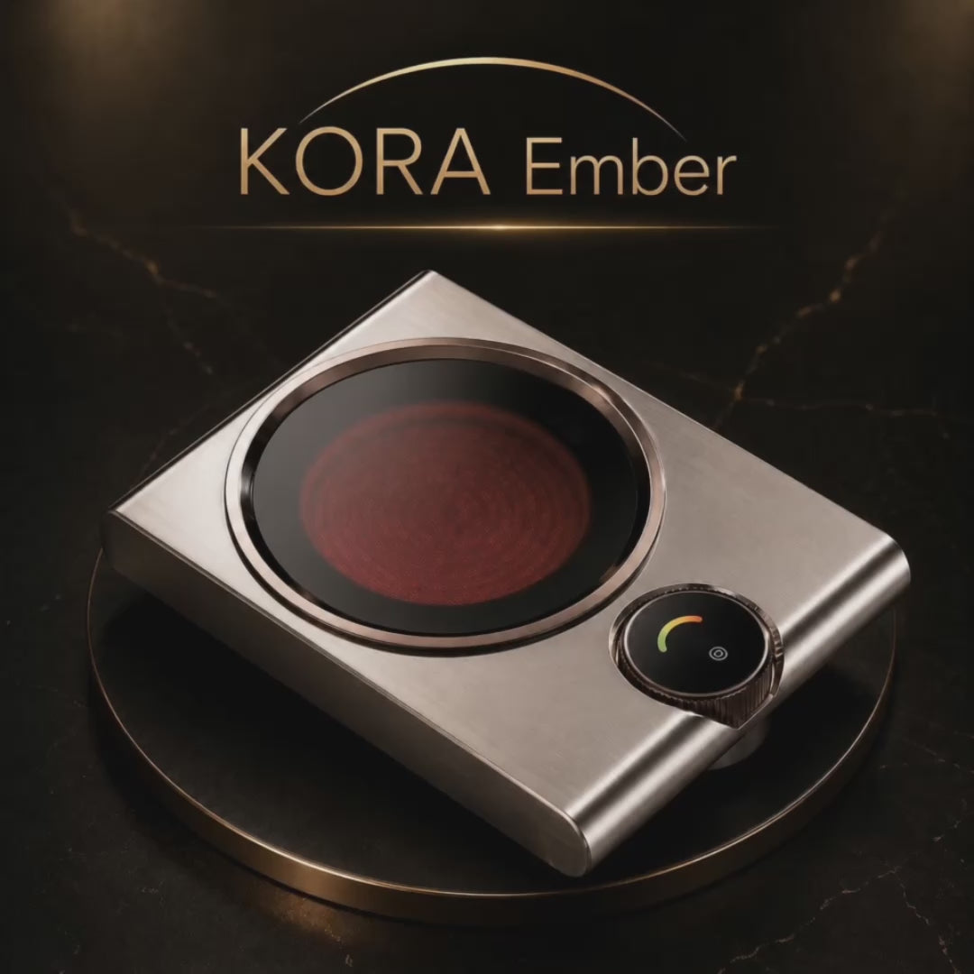 KORA Ember — 
Placa Cerámica Eléctrica Portátil